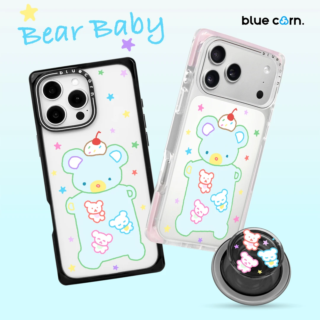 Bluecorn蓝色苞米 熊宝宝适用于苹果iPhone17/16/15/ProMax手机壳