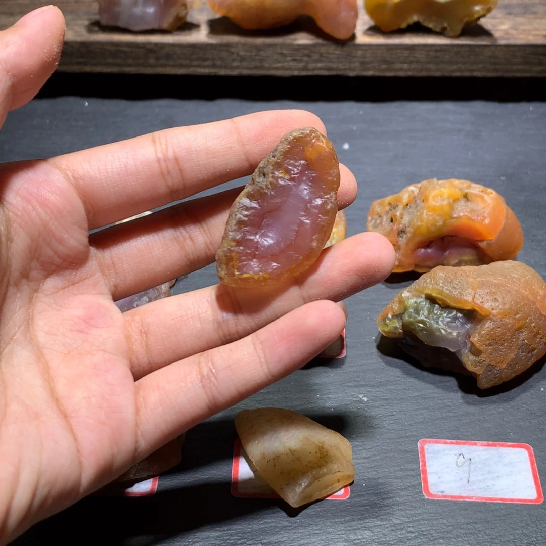 未镶嵌玛瑙/玉髓珠宝奇石