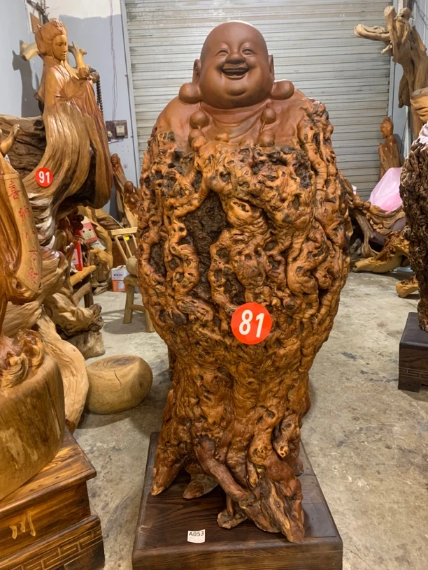 《百财弥勒》落地摆件