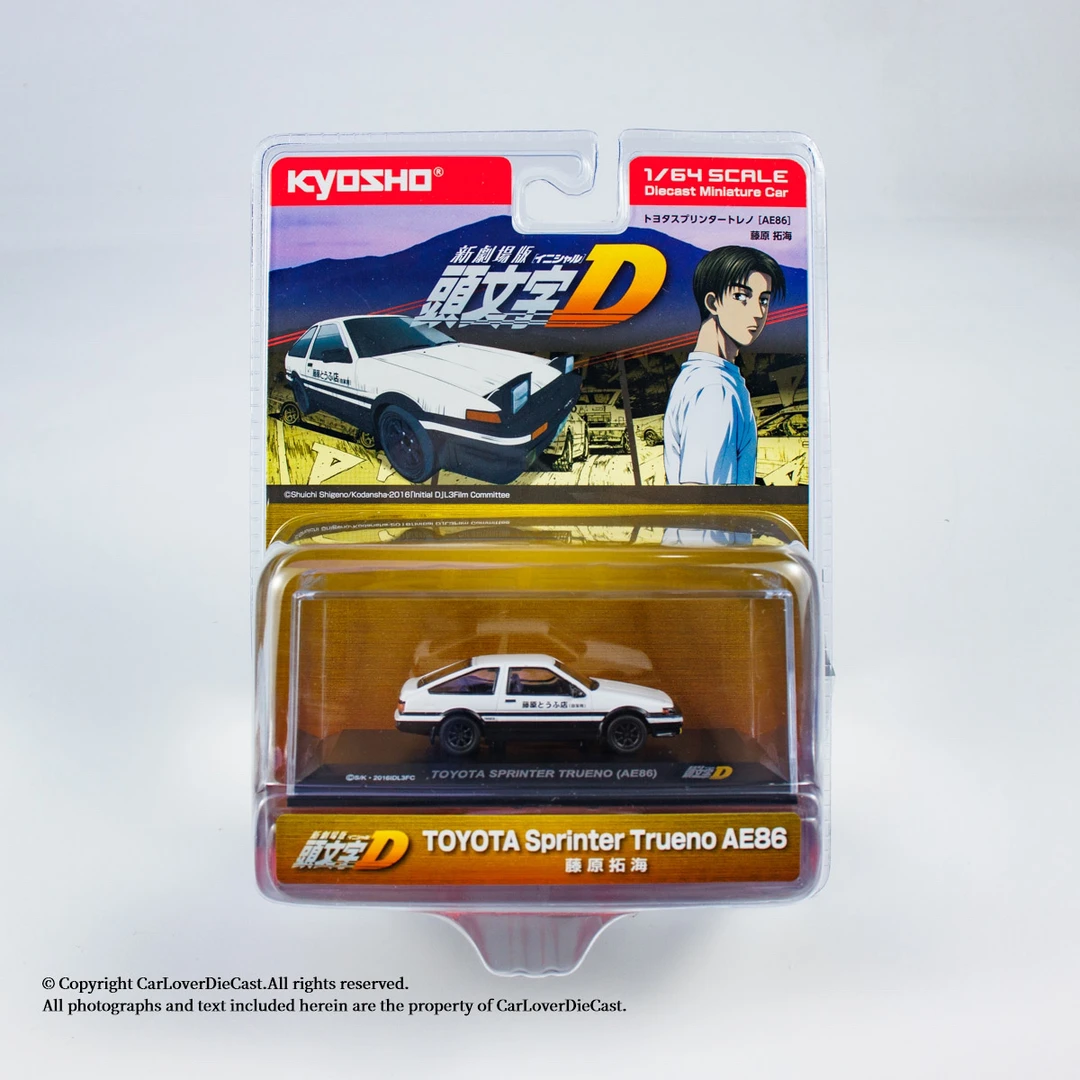 京商 1/64 头文字d 藤原拓海 丰田AE86 SPRINTER TRUENO 汽车模型