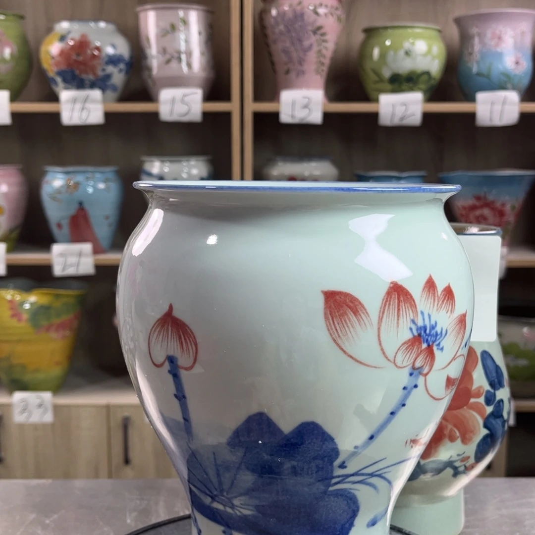 景德镇陶瓷花盆花盆