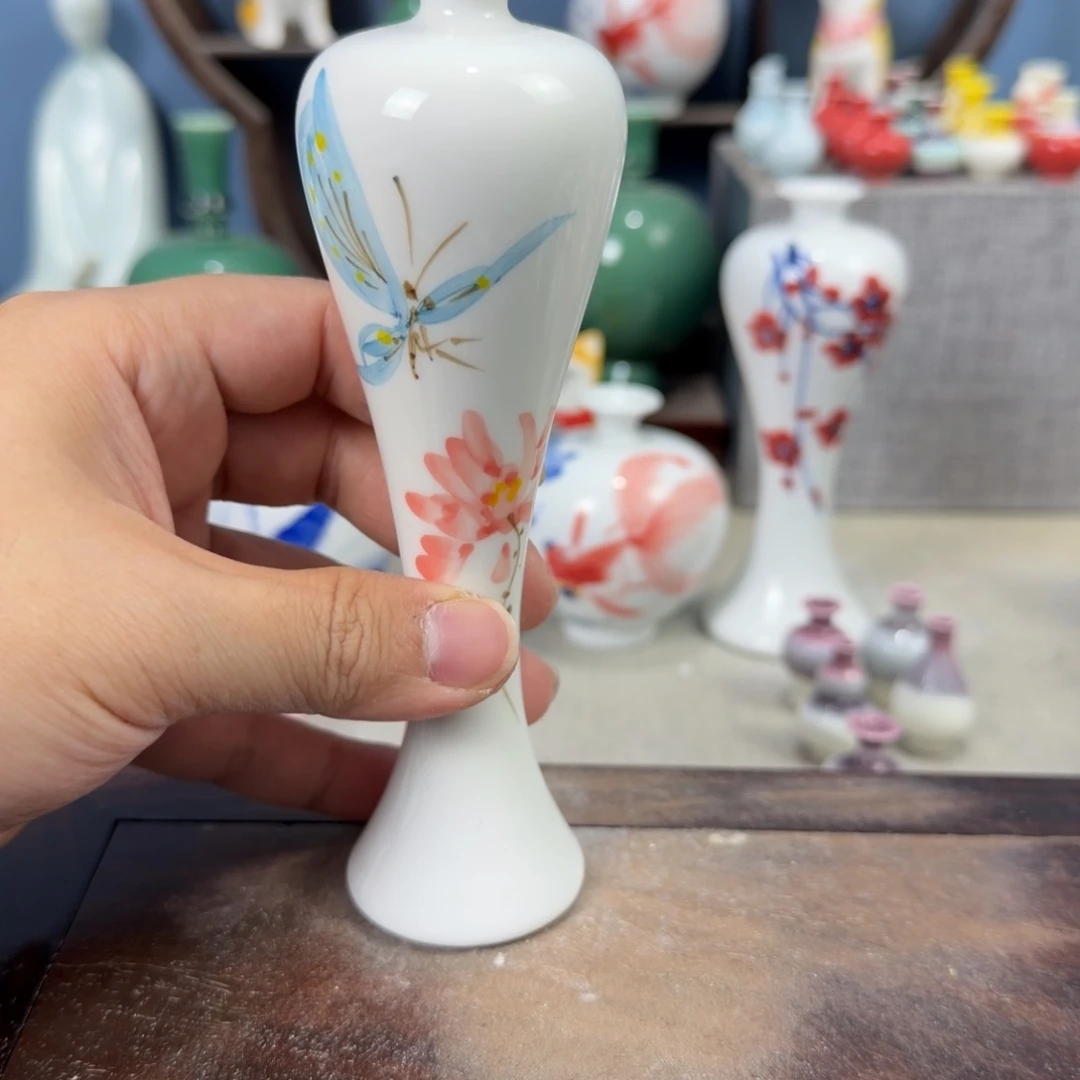 陶瓷手工小花器摆件