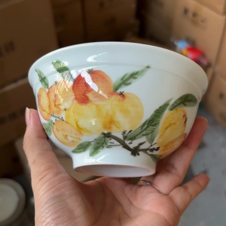 青瓷景德镇陶瓷米饭碗一只