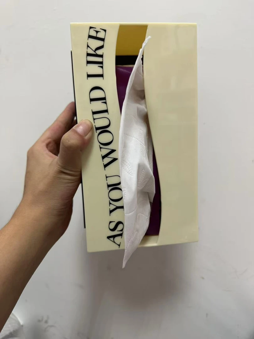轻奢壁挂纸巾盒INS风