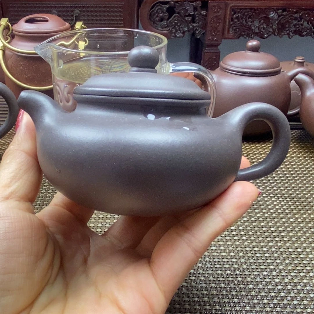 紫砂茶壶150cc紫砂壶天青