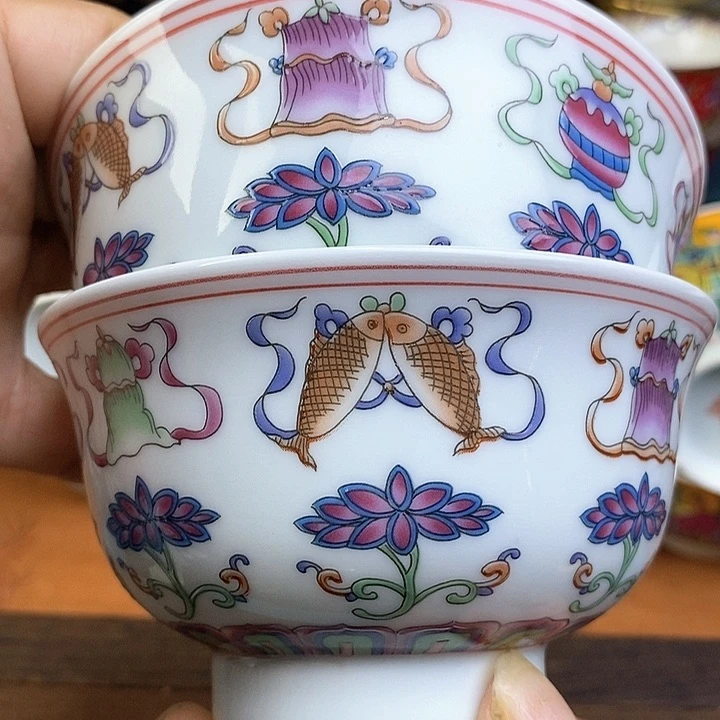 景德镇陶瓷藏式茶碗