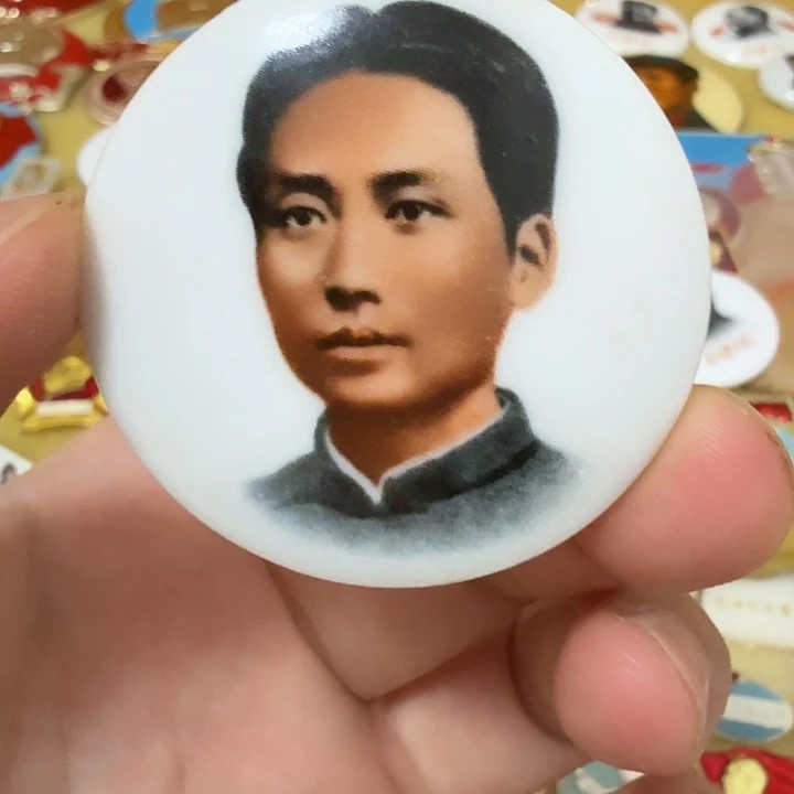 田***园其他普通金属毛爷爷像章，万岁
