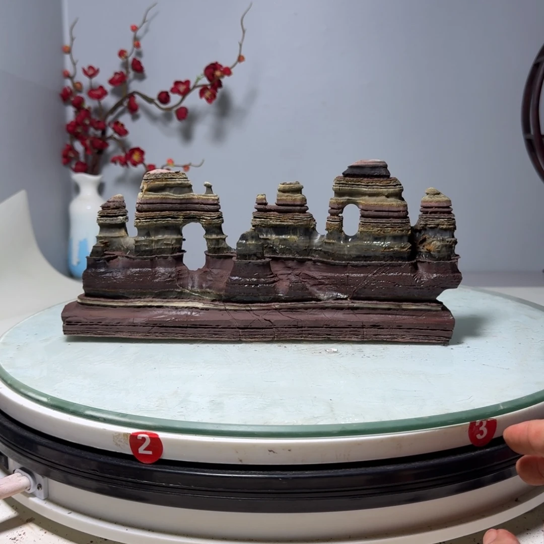 白***民石材灵璧石精品摆件