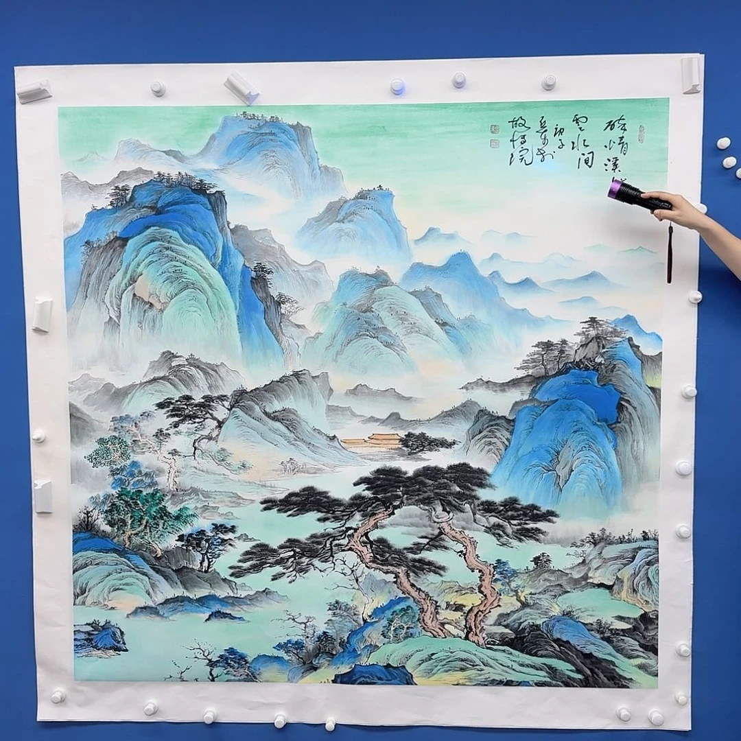 国画多次参加国内外大型