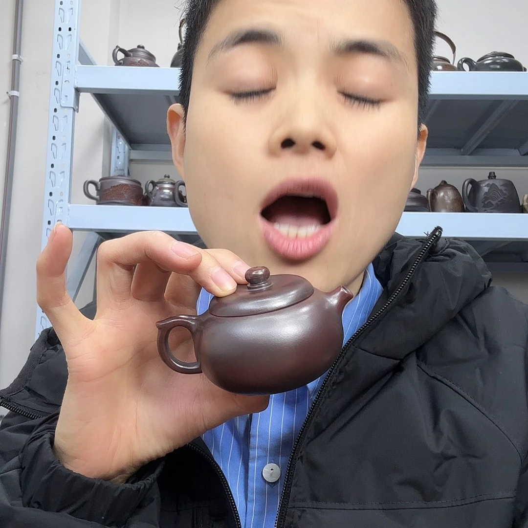 紫砂茶壶民间手艺人全手工制作