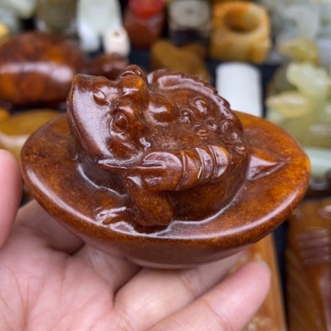 未镶嵌蛇纹石玉颈饰35