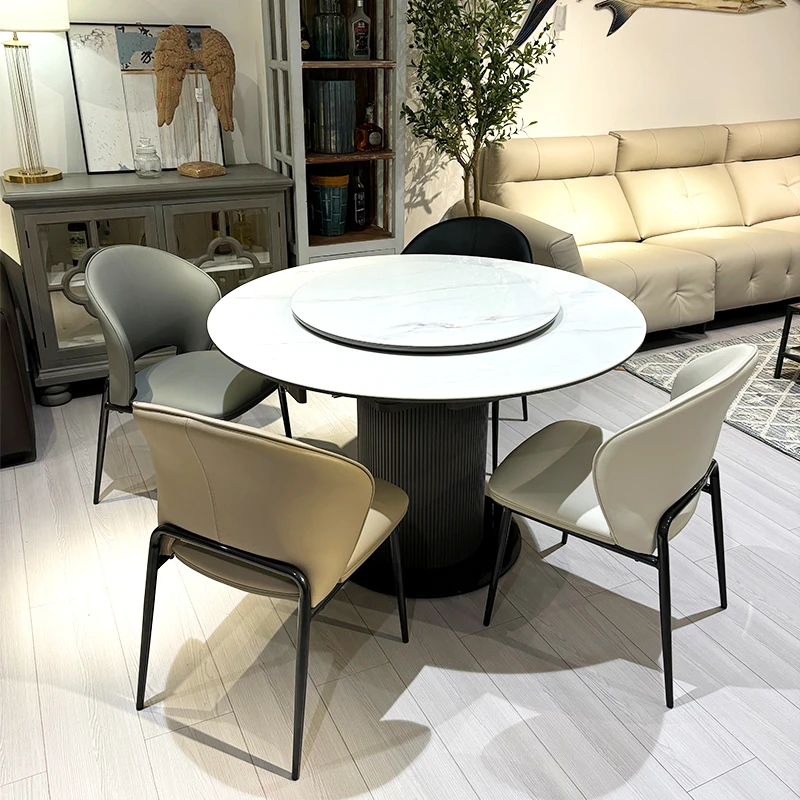 现代简约餐椅意式轻奢餐椅家用极简设计师款酒店洽谈椅餐厅靠背椅