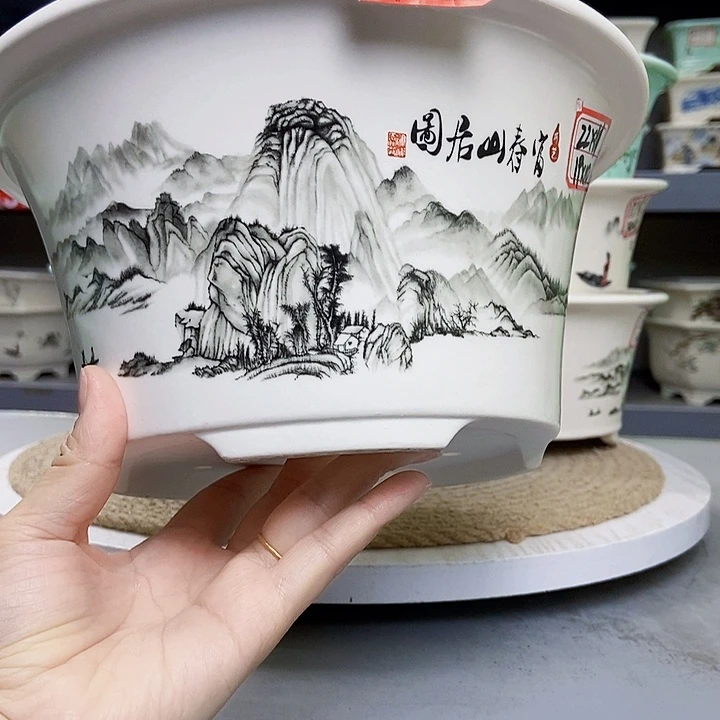 紫砂花瓶紫砂花盆