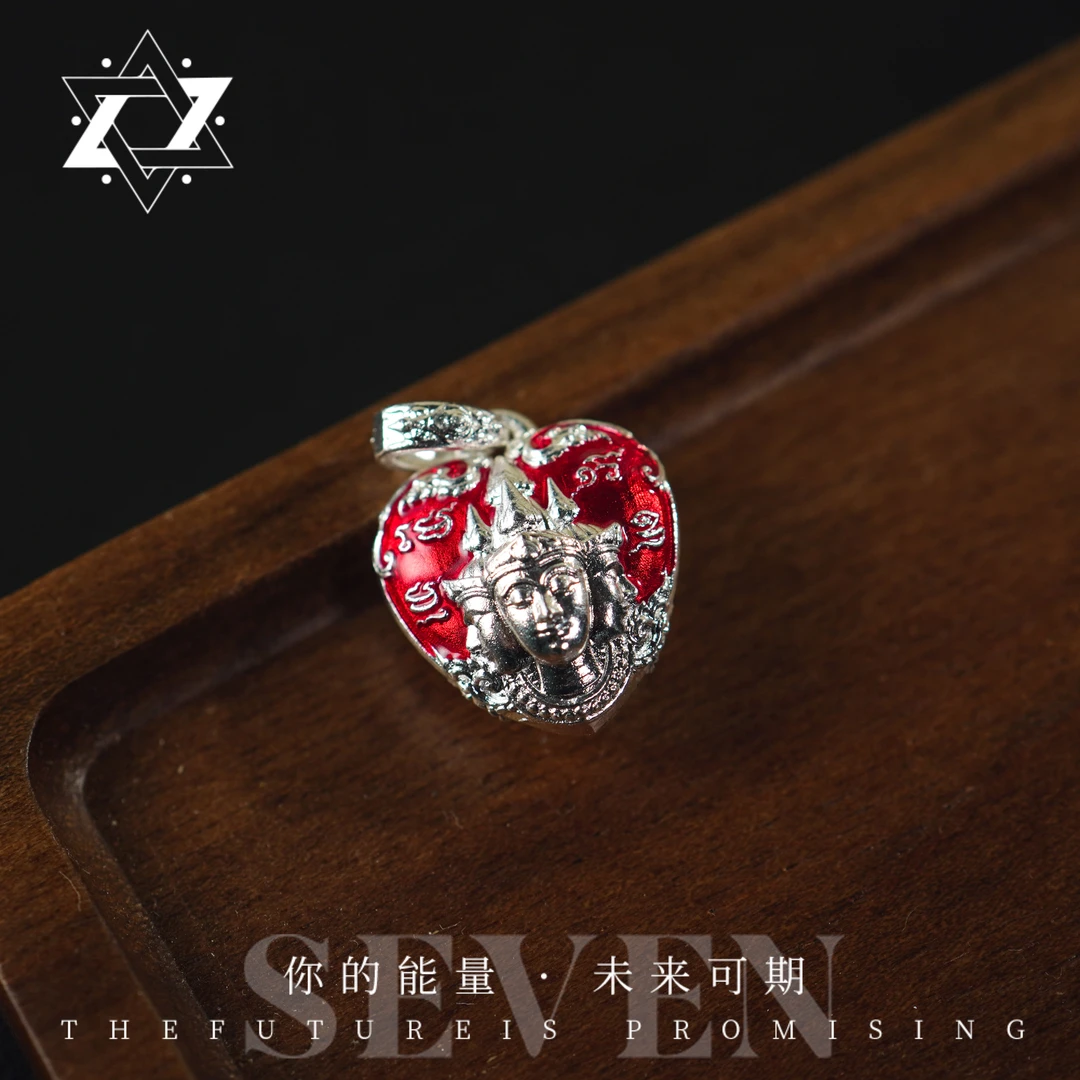 钨金吊坠 【印象吉祥】苏拉萨四面吊坠56310