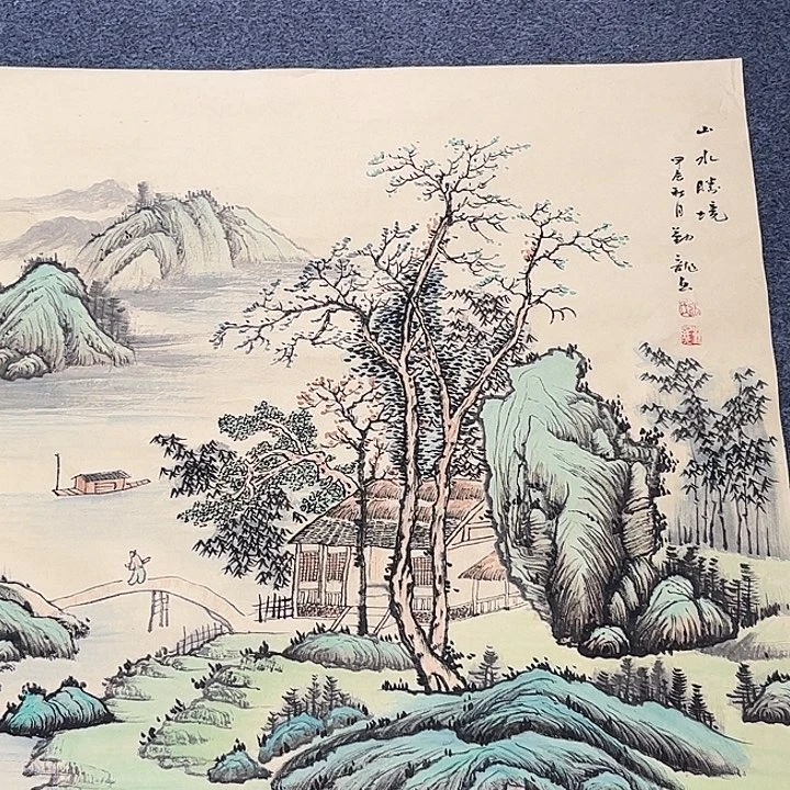 国画手绘国画大捡漏！