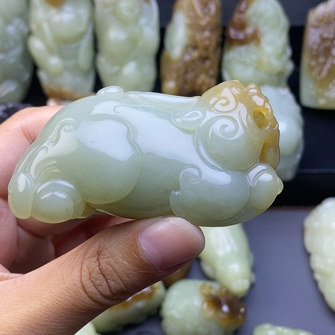 未镶嵌和田玉把件妞*爸