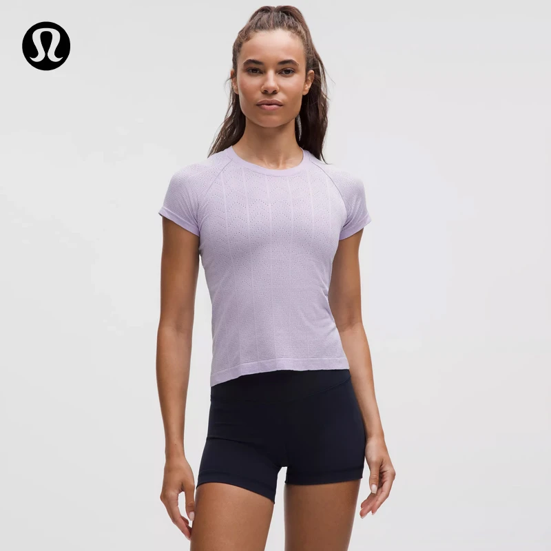 Swiftly 女士运动网眼短袖 T 恤*Race丨lululemon丨LW3JPIS