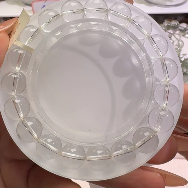 水晶未镶嵌手链白水晶10mm