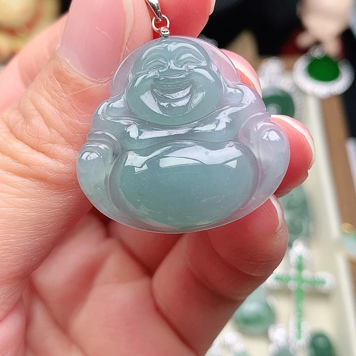 颈饰未镶嵌翡翠吊坠