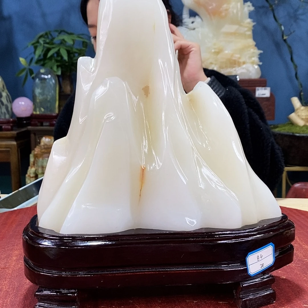 玉天然玉石摆件制作