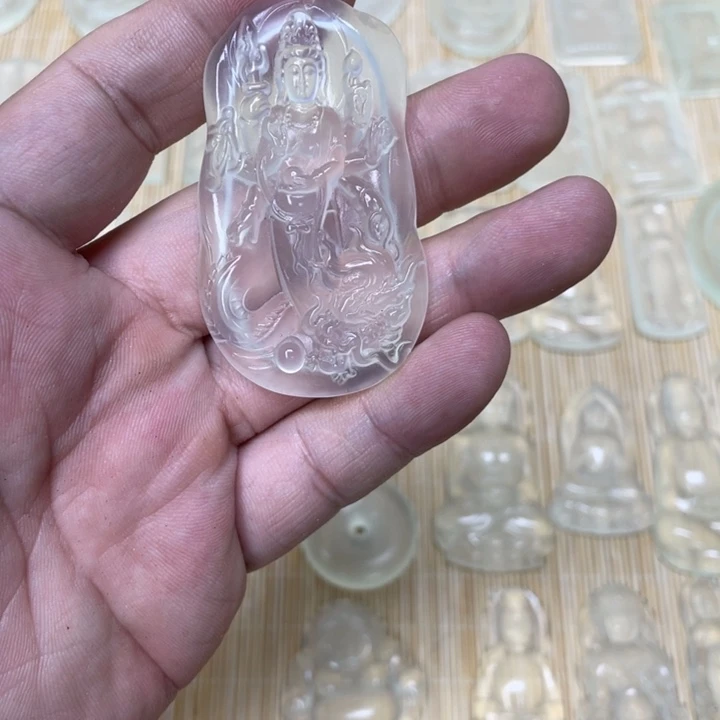 老***家蛇纹石玉未镶嵌吊坠(赠链)