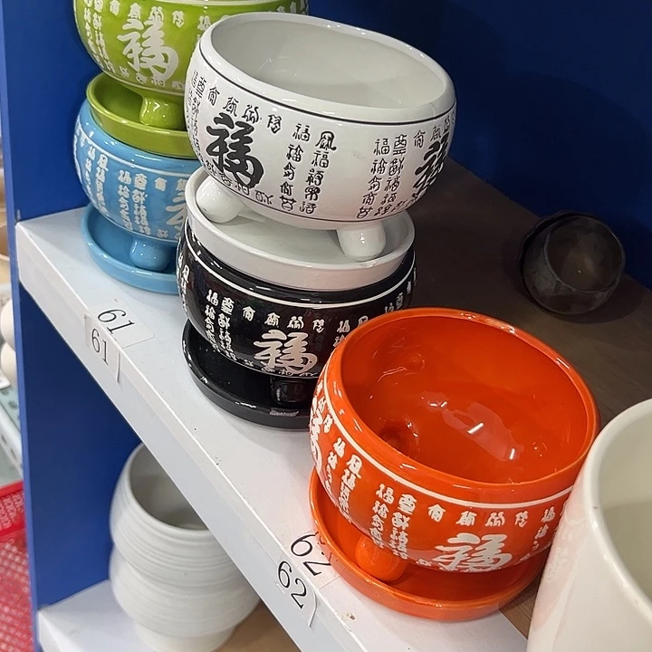 微瑕陶瓷花盆满9.9发