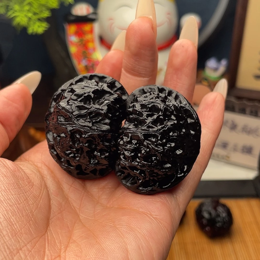 吊坠文玩核桃黑挨灯