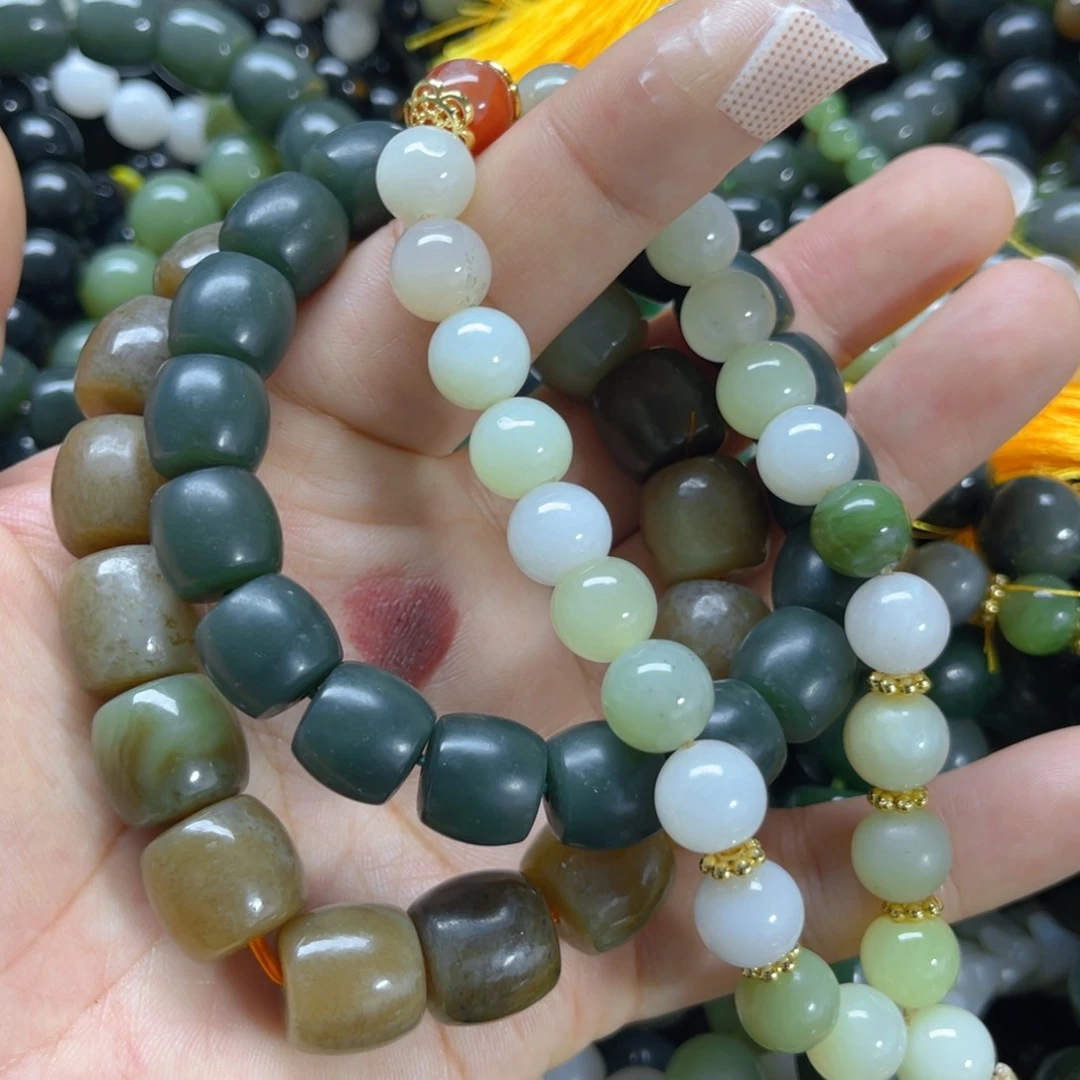 未镶嵌手串和田玉