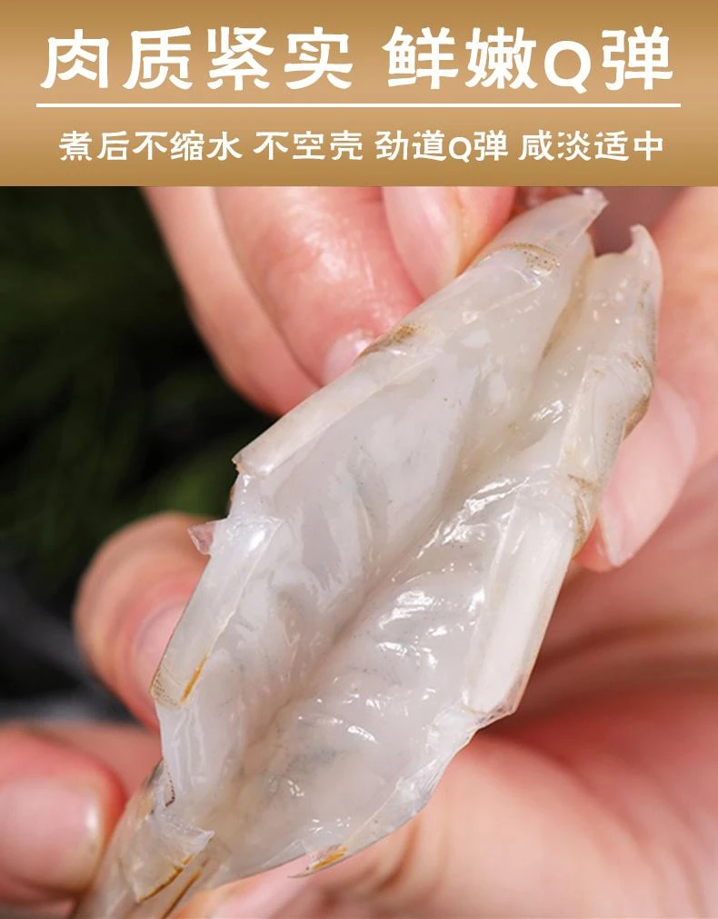 3040海虾无冰3/6斤（每斤15只左右）青岛发货鲜活速冻锁鲜顺丰包邮