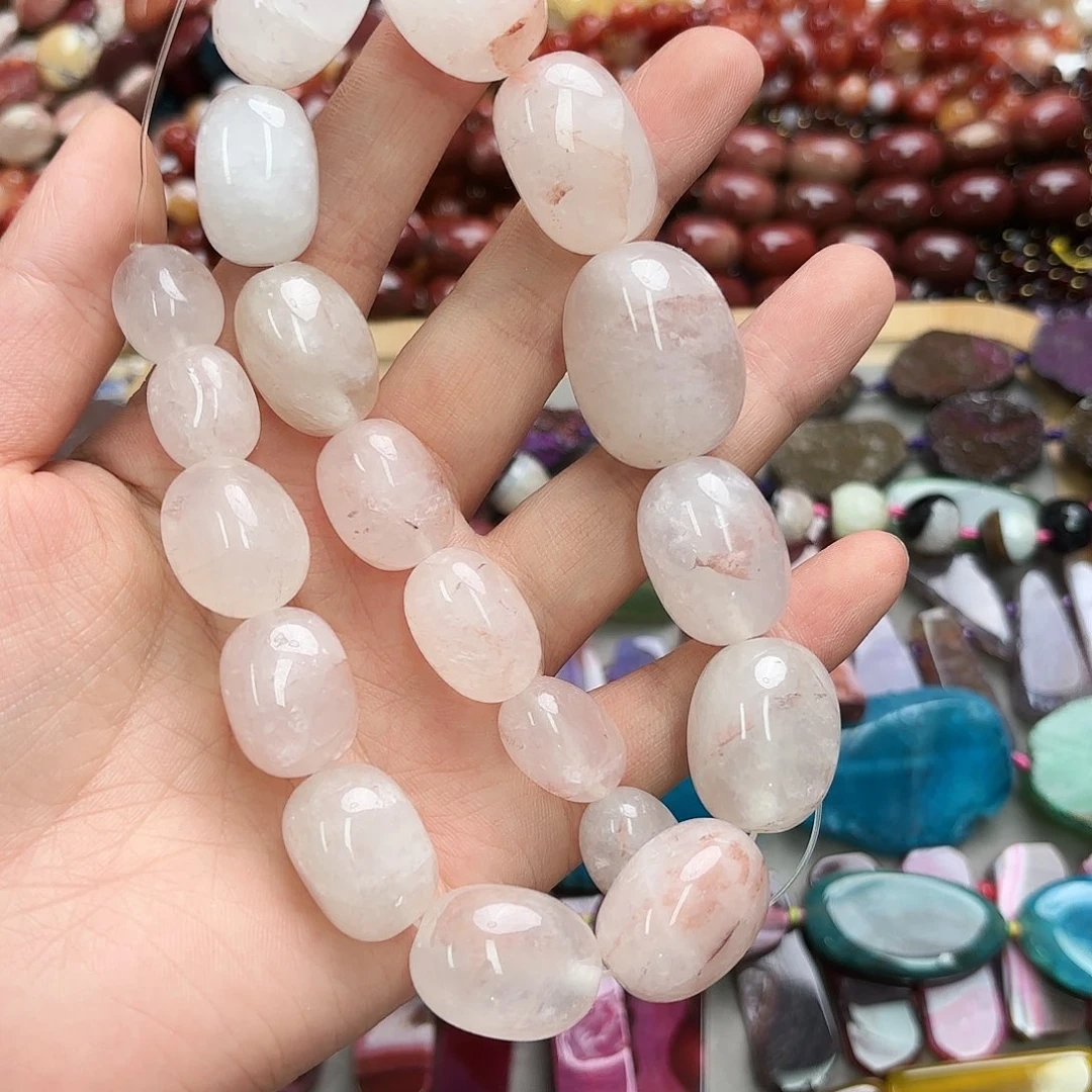 木****玛瑙/玉髓未镶嵌珠宝半成品椒花塔链