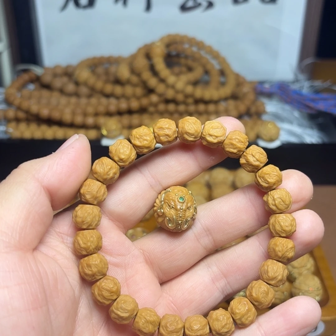 小****核桃手串/手链全品龙蛇之变搭配六牙象神