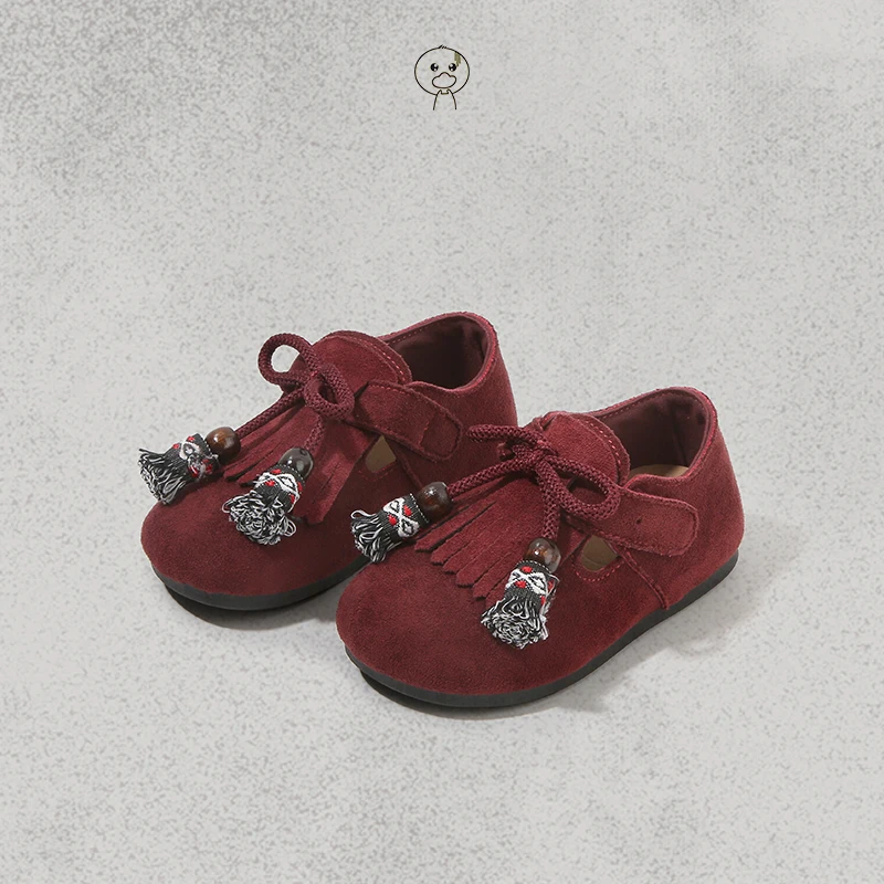 小黄鸭儿童皮鞋春秋女童鞋宝宝单鞋公主鞋勃肯鞋豆豆鞋子韩版Q15