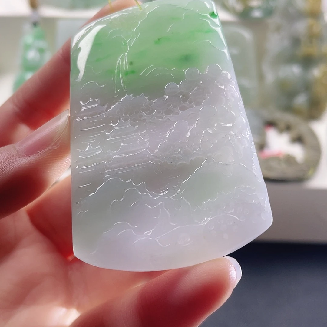 翡翠未镶嵌颈饰天然翡翠1111111