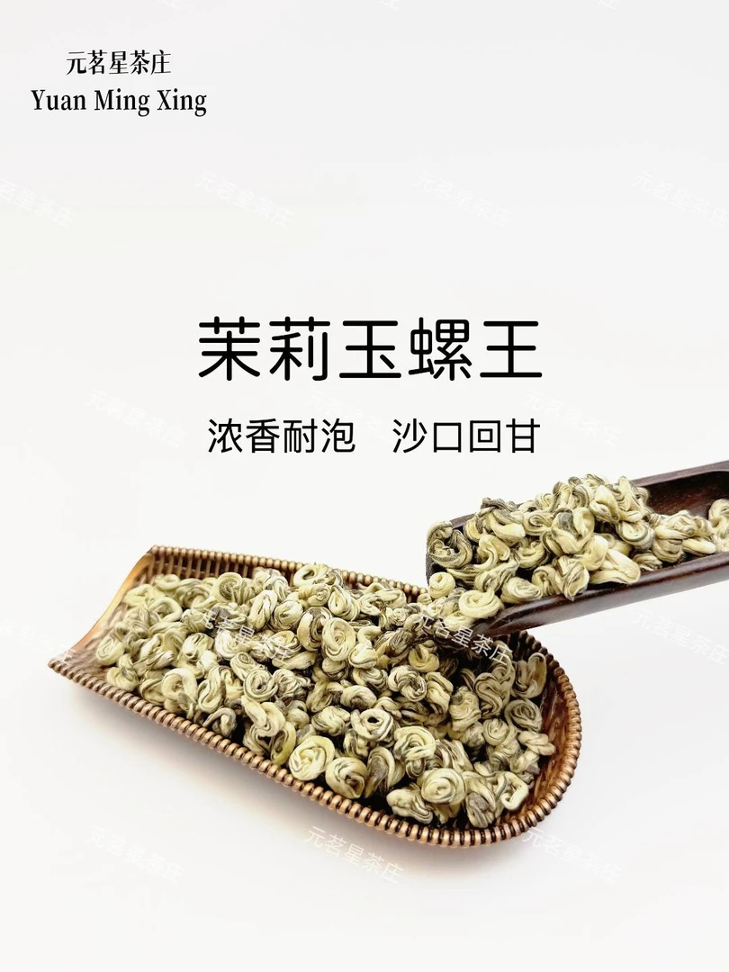 茉莉花茶-2025年春芽新茶 茉莉玉螺王浓香耐泡 苦头重（直播热销）