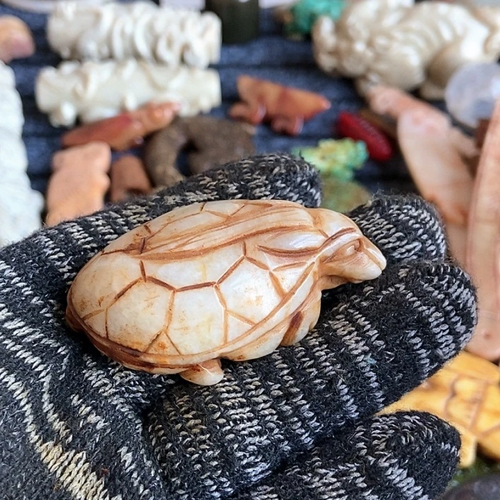 和田玉未镶嵌颈饰45