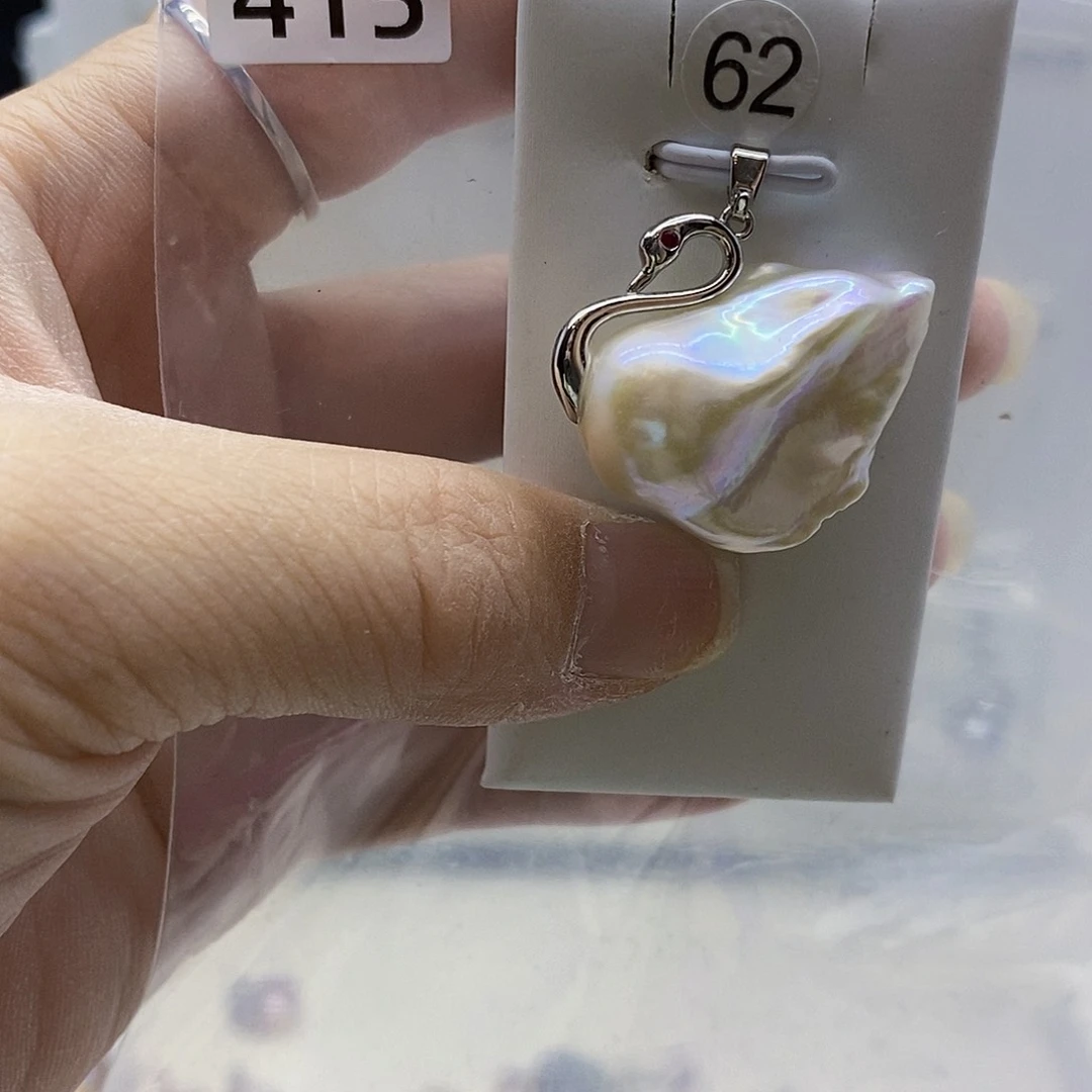颈饰合金淡水珍珠