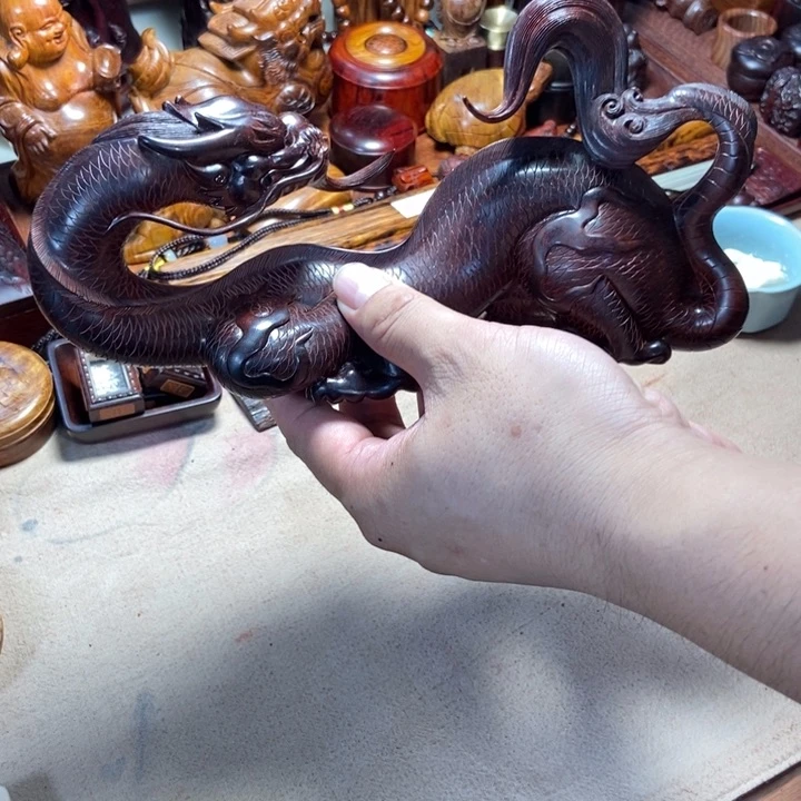 檀香紫檀（小叶紫檀）如意龙