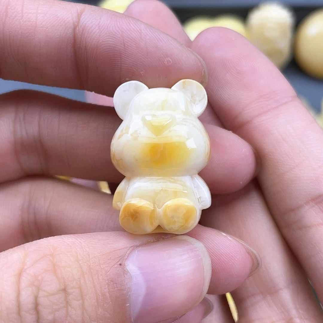 琥珀裸石未镶嵌蜜蜡