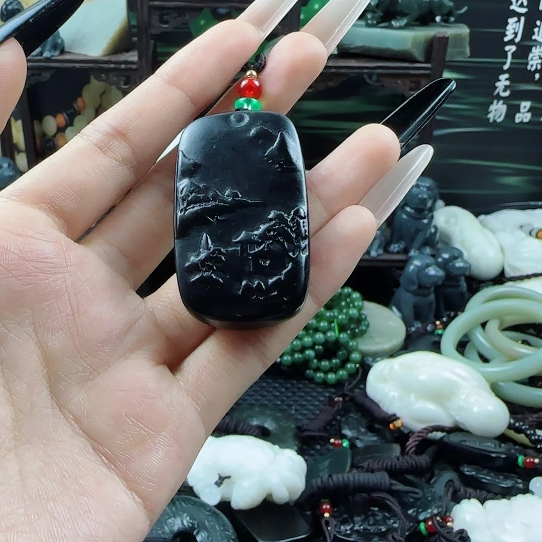 未镶嵌和田玉笔搁