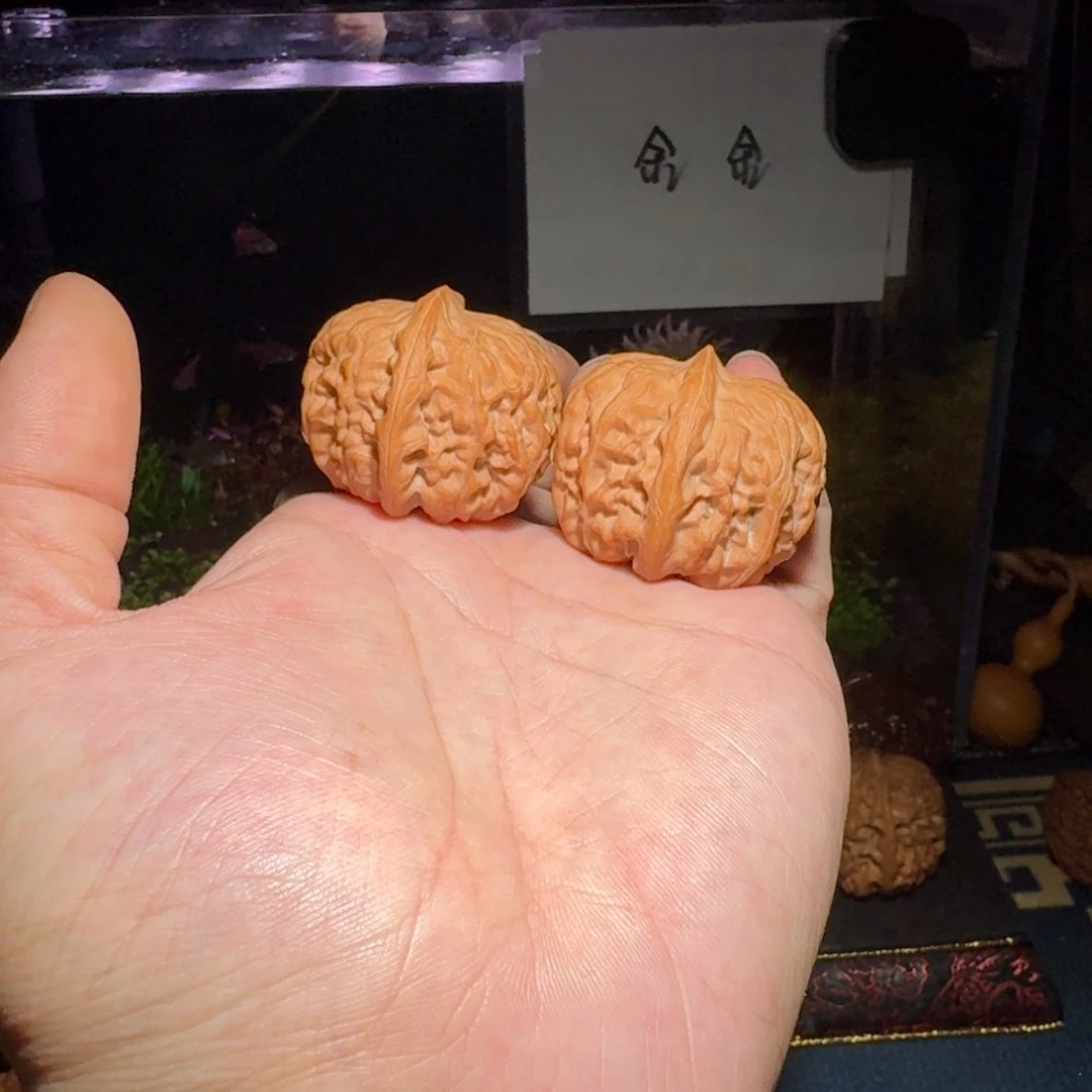 核桃把件685密云元宝文玩核桃尺寸34 38 32