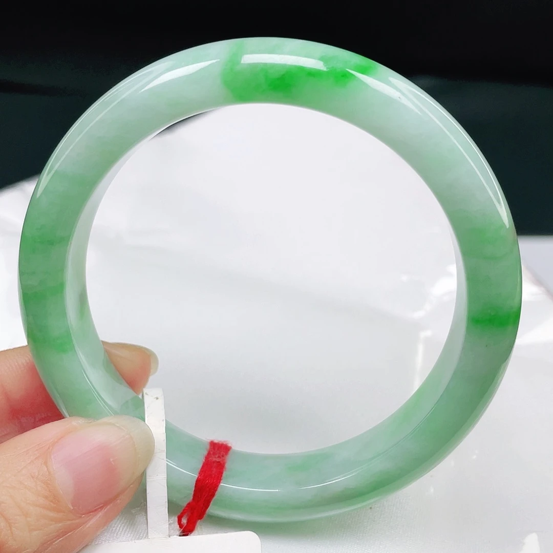 未镶嵌手镯翡翠正圈5736