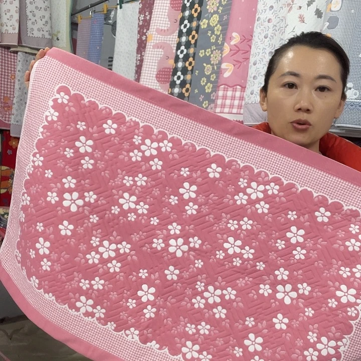 棉特价粉色小雪花