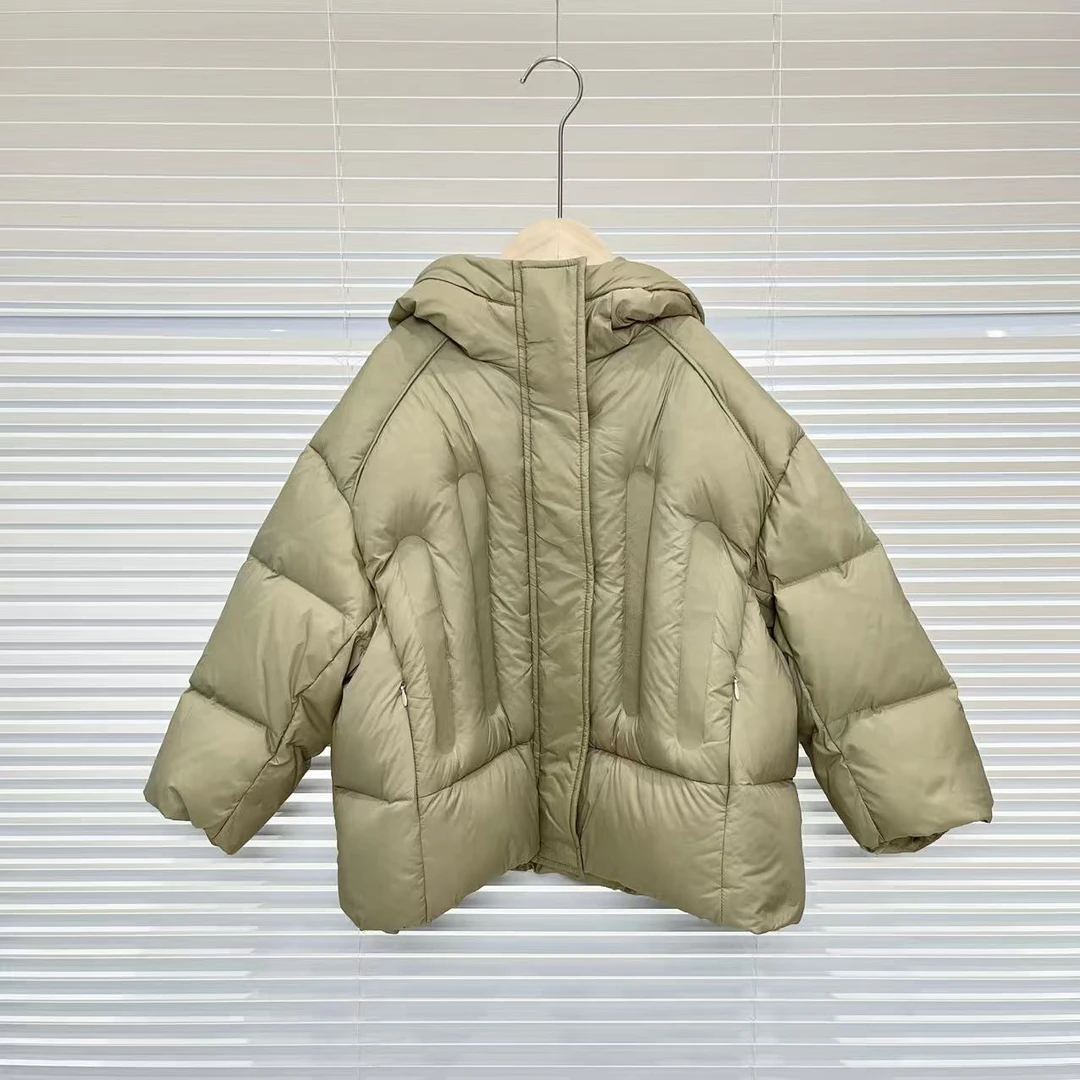 秋冬女童鹅绒服绿色  2502热系