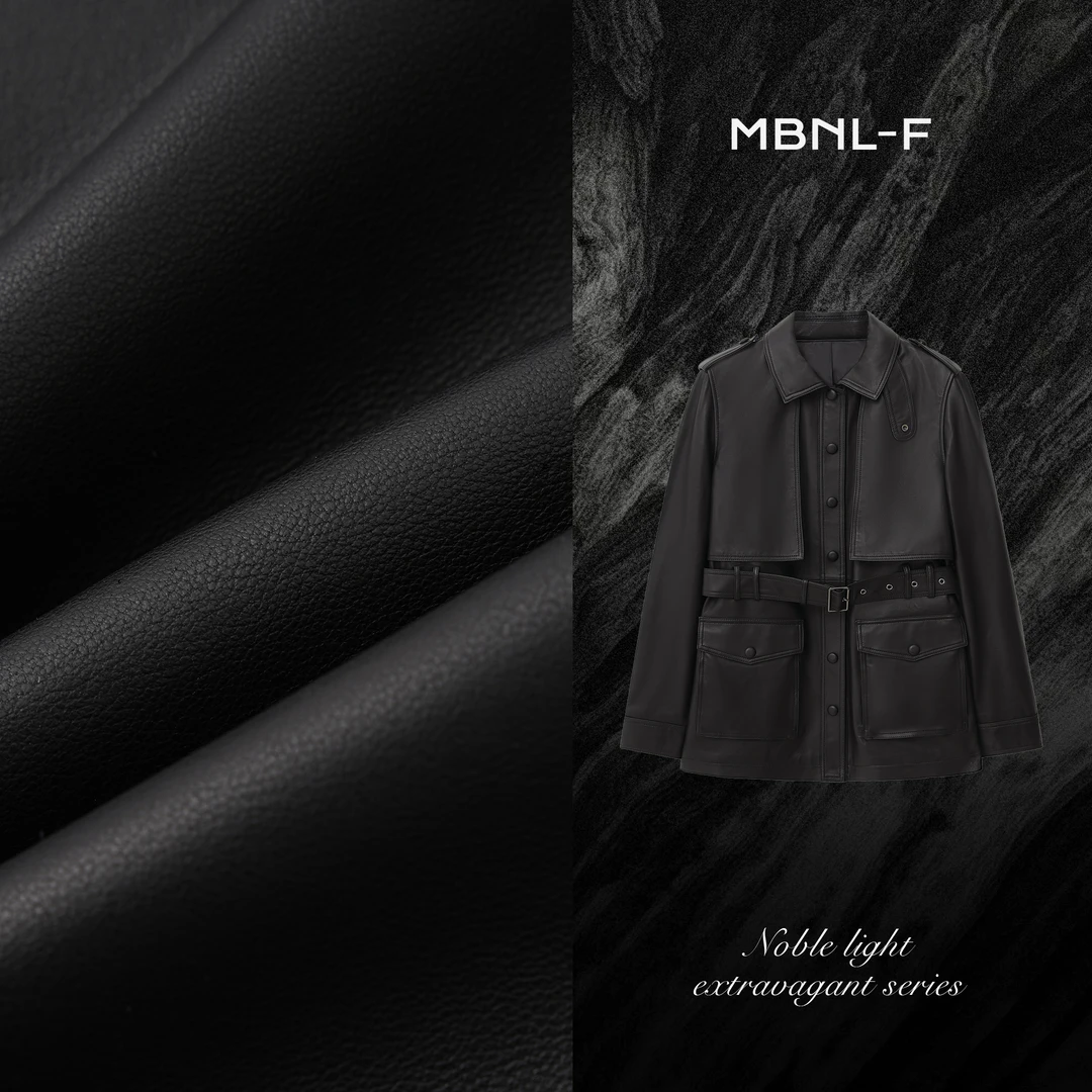 MBNL-F "猎装皮衣" 猎装感羊皮革夹克 秦磊XM-XPY6216