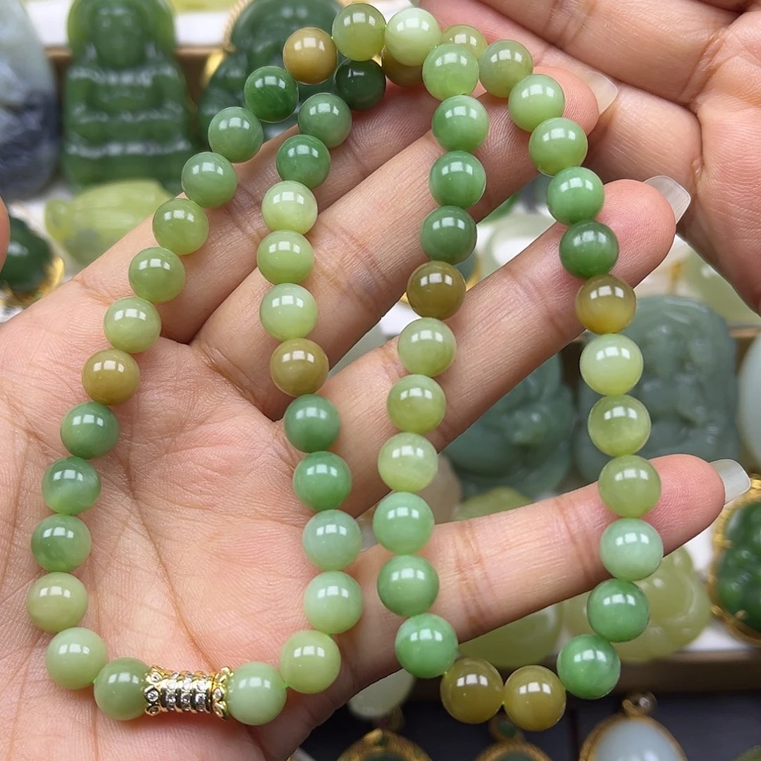 和田玉未镶嵌项链