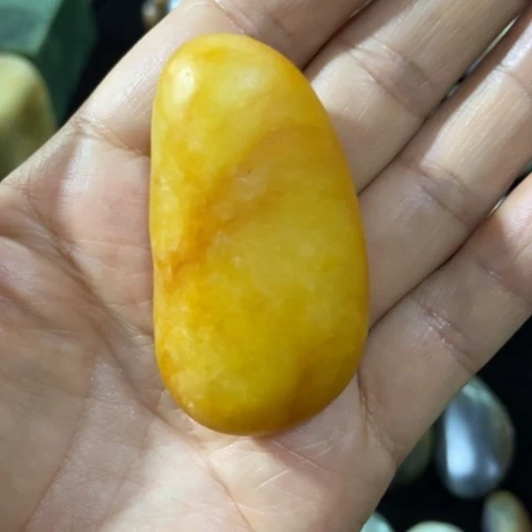 和田玉（糖玉）未镶嵌车挂