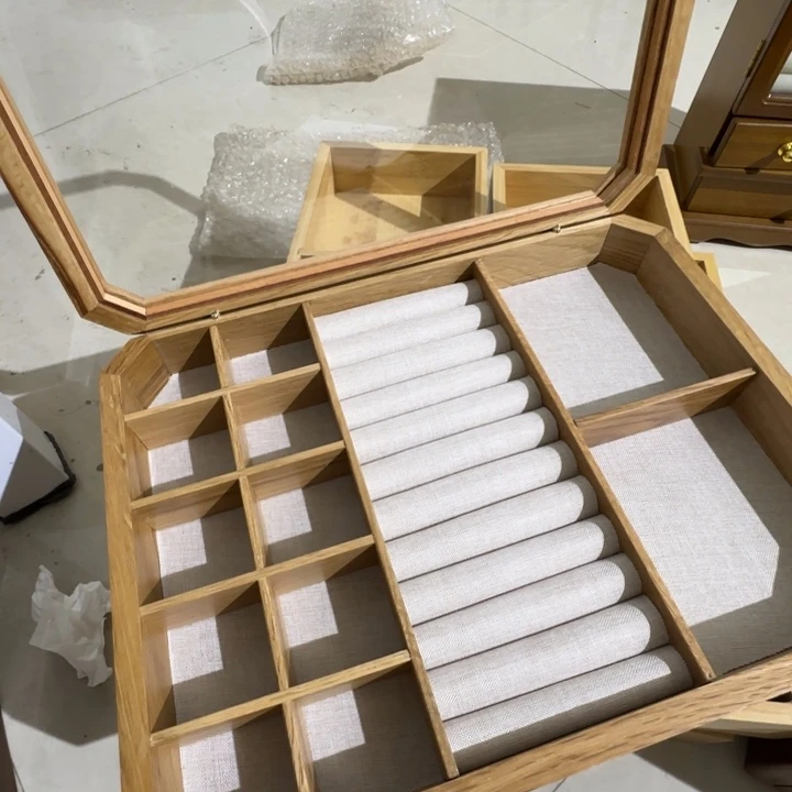 实木首饰盒拍下不退不换