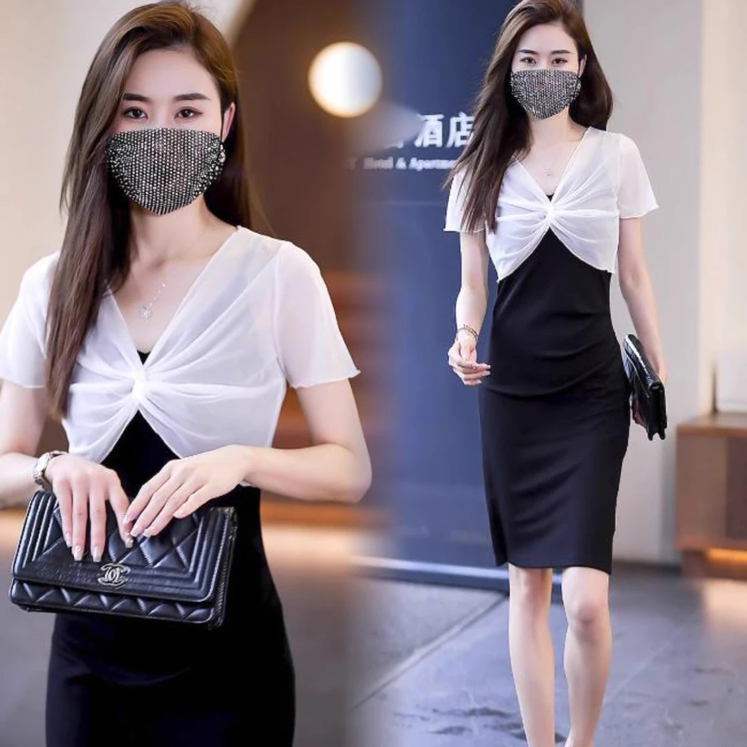 短款薄外搭网纱小披肩夏配裙子的小外套女夏日百搭短袖系带小坎肩