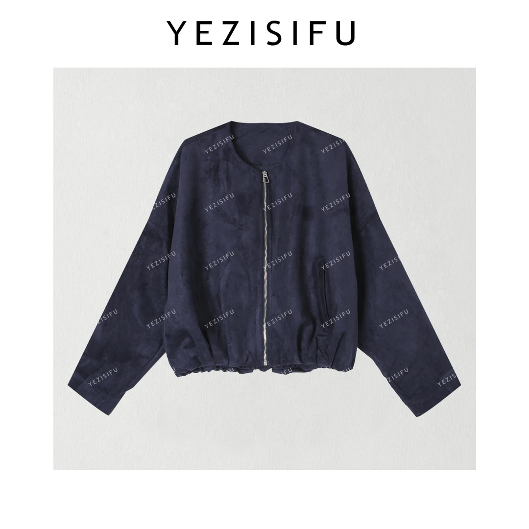 欧尼私服 2025早秋新款别致时尚复古短外套百搭夹克2508C4810