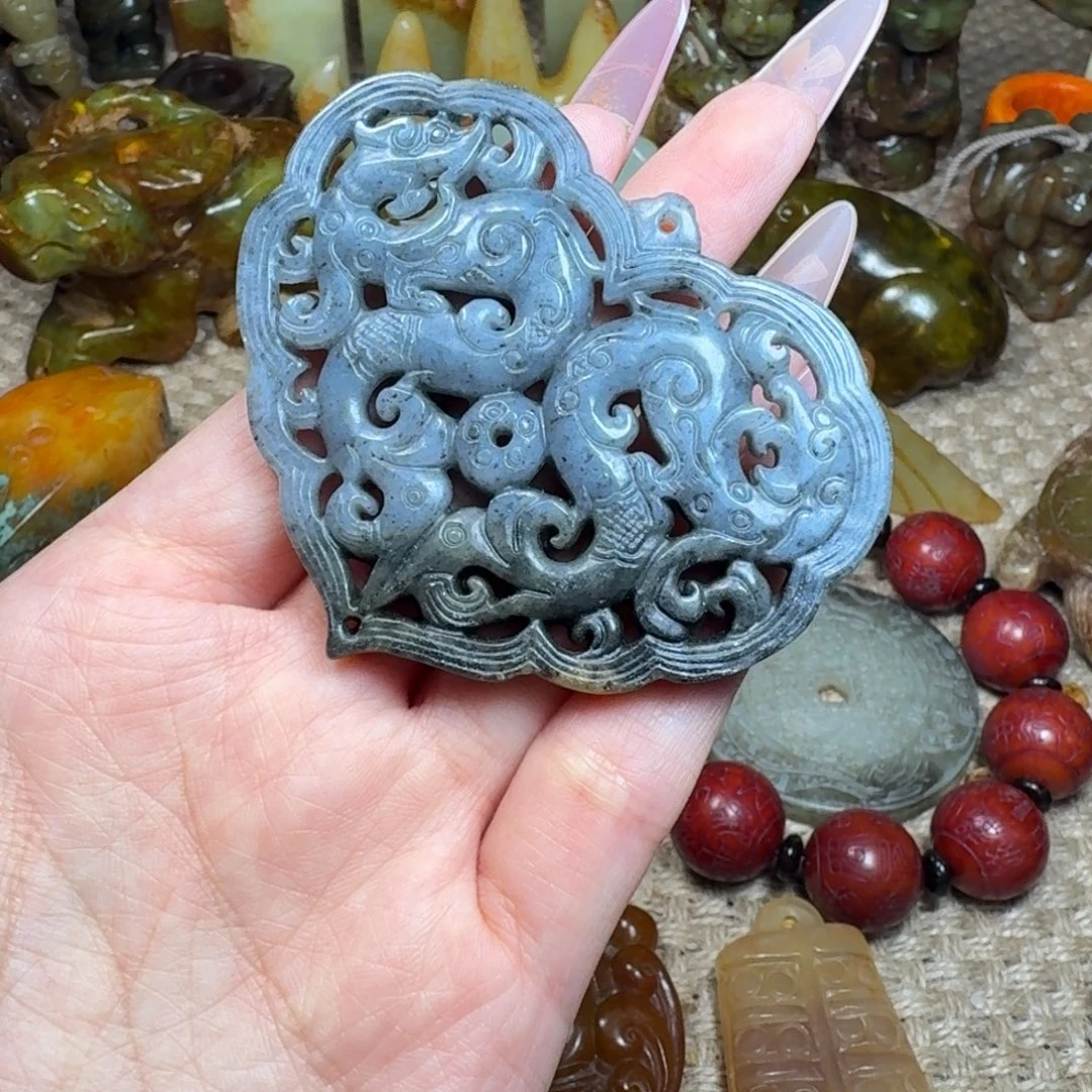 白玉菩提吊坠挂件